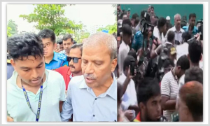তোপের মুখে আইন উপদেষ্টা