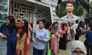 চাপ সইতে না পেরে অসুস্থ প্রার্থী
