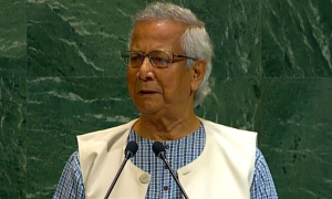 জাতিসংঘে ফিলিস্তিন নিয়ে সরব প্রধান উপদেষ্টা