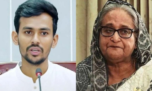 হাসিনার বিরুদ্ধে আসিফ মাহমুদ