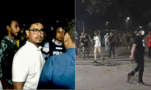 মধ্যরাতে উত্তাল ঢাবি-ঢাকা কলেজ