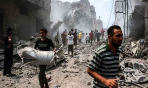 গাজায় ফের মৃত্যুর মিছিল