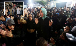 গাজায় উচ্ছ্বাস