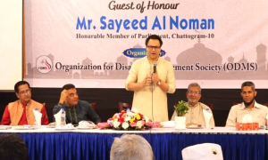 সাঈদ আল নোমানকে নাগরিক সংবর্ধনা দিল ওডিএমএস