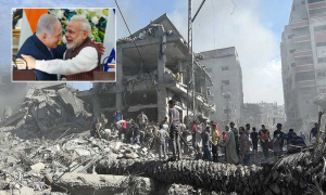 ভারত যেভাবে গাজায় ইসরায়েলি গণহত্যায় সহায়তা করেছে
