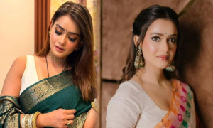 শাড়ি নিয়ে বিপাকে তিশা