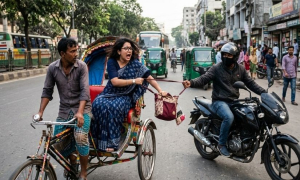 সংসদভবন এলাকায় ব্যাগ ধরে টান ছিনতাইকারীর, রিকশা থেকে পড়ে শিক্ষিকার মৃত্যু