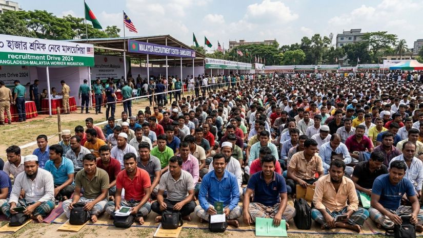 বাংলাদেশ থেকে ১০ হাজার শ্রমিক নেবে মালয়েশিয়া